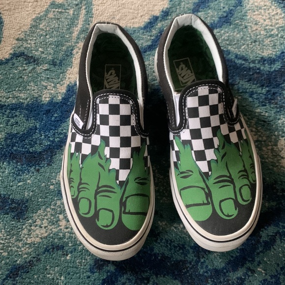 Limited Edition Hulk Vans Kids Size 3 - Picture 7 of 7